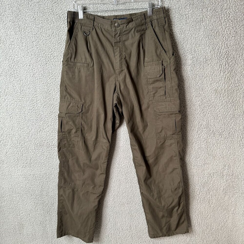 5.11 Tactical Series Mens Cargo Pants 32x32‎ Tundra Brown Utility Work Ripstop